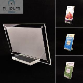 Khung Ảnh Acrylic Trong Suốt Kèm Đế Đỡ Không Độc Hại
