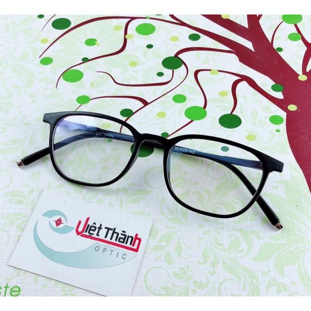 [ giá sỉ ] Gọng kính giả cận vuông bầu đen GN06