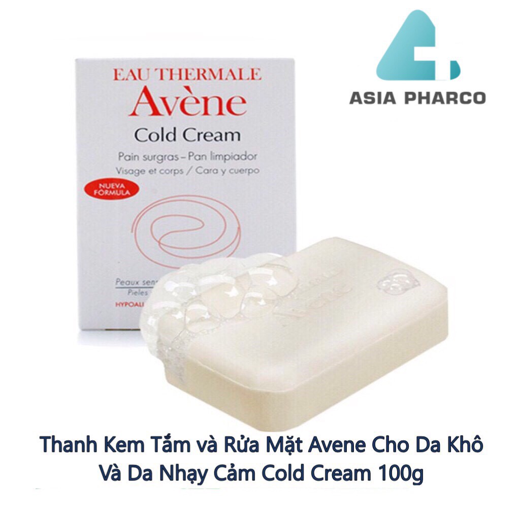 Thanh Kem Tắm Và Rửa Mặt Cho Da Khô Avene Cold Cream 100g