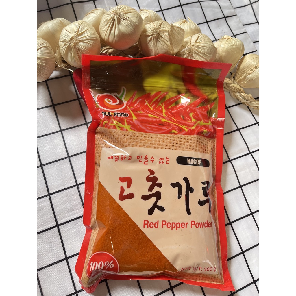 ỚT BỘT HÀN QUỐC (  DÙNG LÀM KIM CHI ) 500GRAM