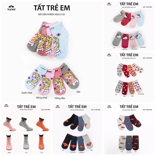 [Chính hãng]- Tất/vớ dệt kim trẻ em, Bé trai và Bé gái, Chất mềm với nhiều họa tiết cực xinh, Size 0-3 tuổi,Changin shop
