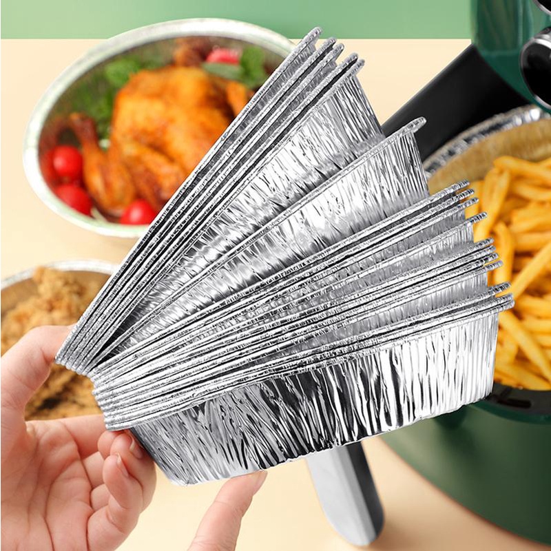 Set 10 Khay Thiếc Chống Dầu Nướng Bánh Tiện Dụng