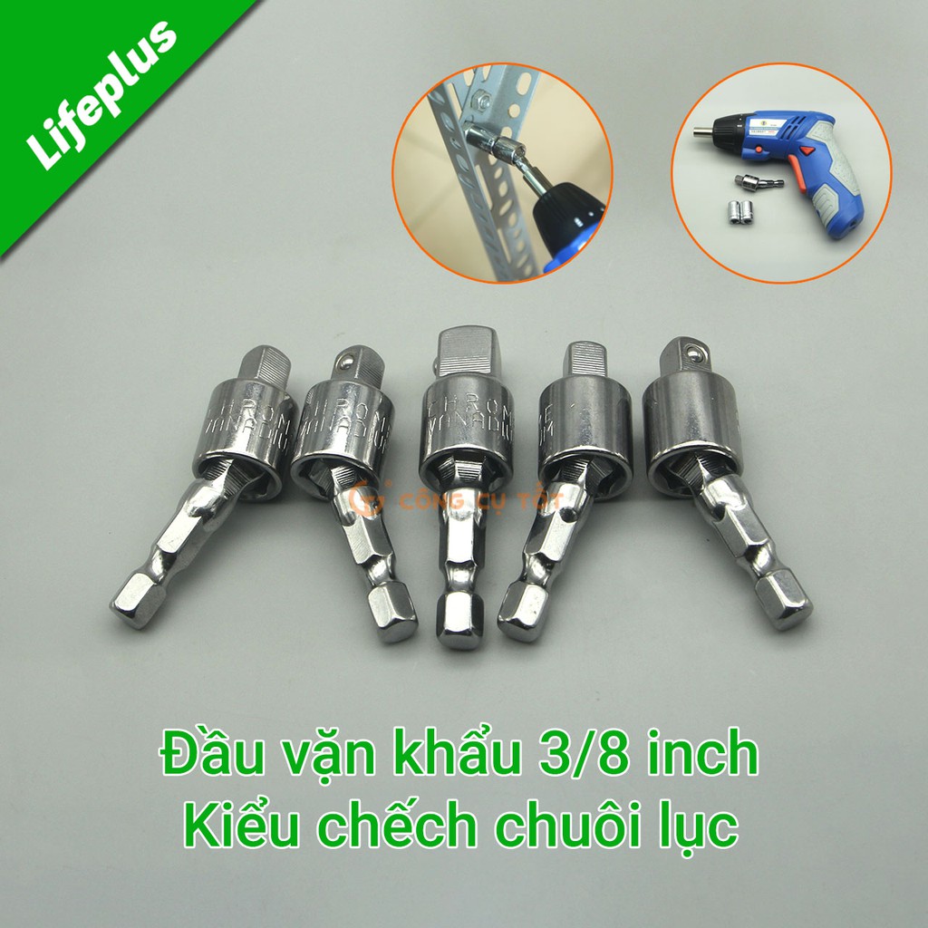 Đầu vặn khẩu kiểu chếch chuôi lục