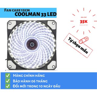 Fan Case 12cm Coolmoon 33 màu.