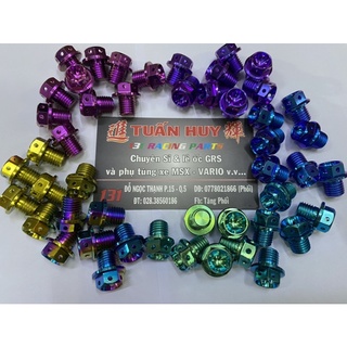 Ốc titan gr5 gương chiếu hậu chân kiếng đầu Probolt gắn vario air blade winner x exciter msx sonic satria raider