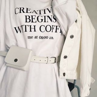 Túi belt bag đeo bụng mini mẫu mới ( sẵn trắng)