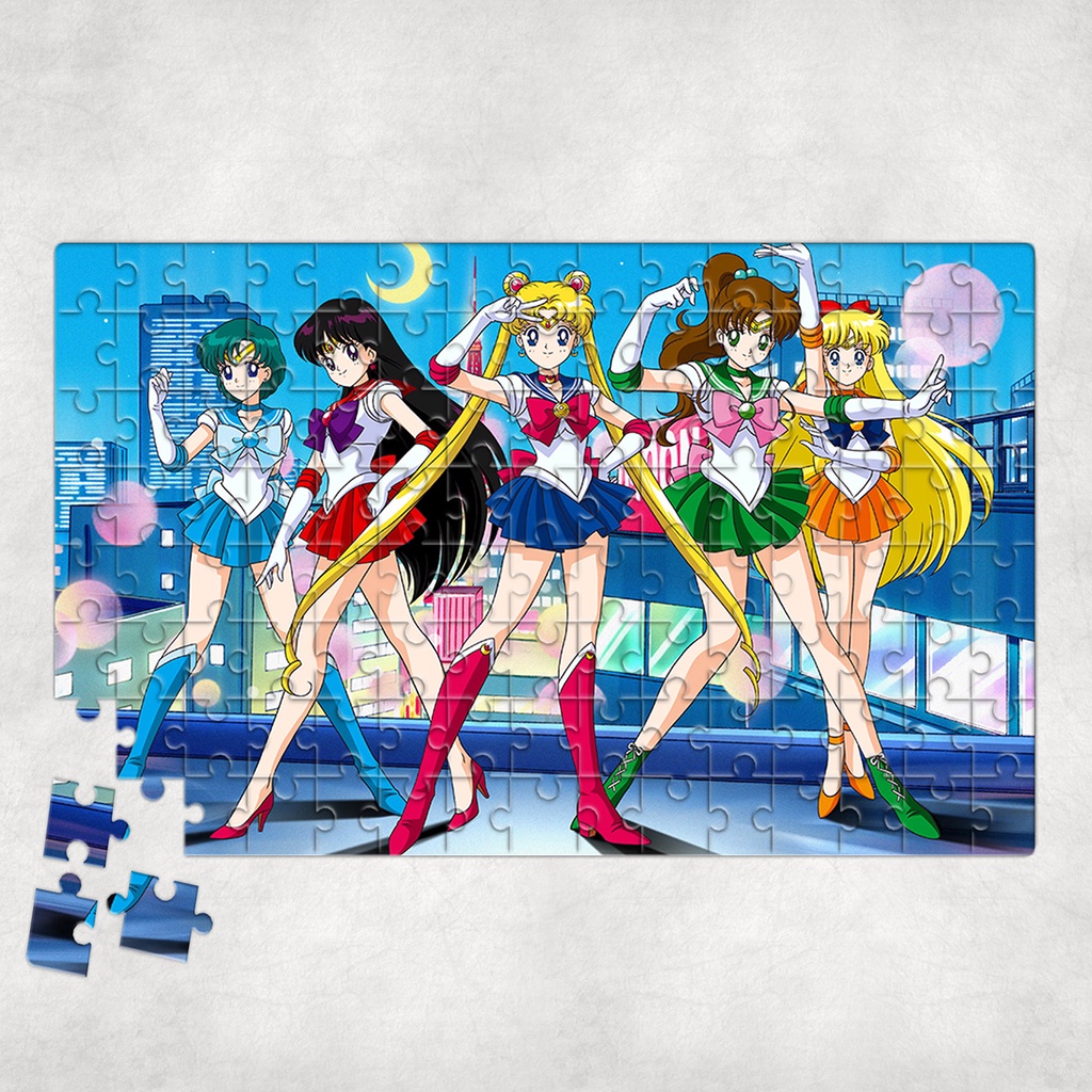 Tranh ghép hình SAILOR MOON - Mẫu 1 - Nhận in theo yêu cầu