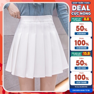 Chân váy xếp ly tennis ngắn lưng cao công sở đẹp bigsize phong cách ulzzang hàn quốc BSTORE CV01