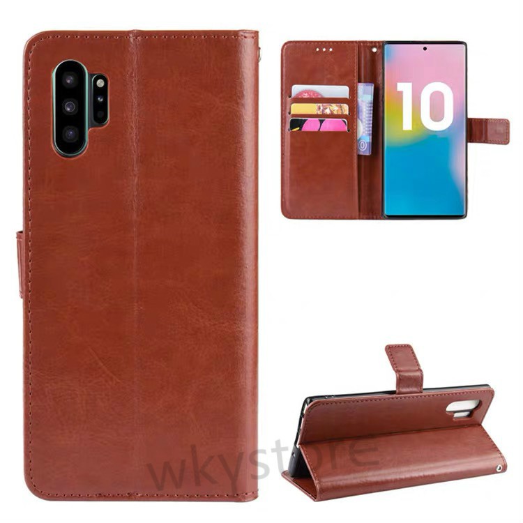 Ốp lưng điện thoại Samsung Galaxy Note 10 plus note 20 ultra dạng lật bằng da