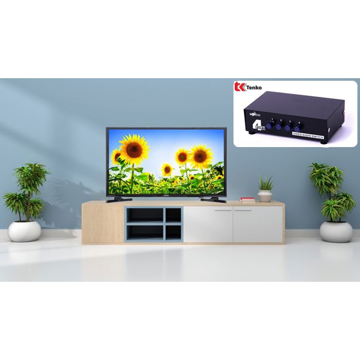 Bộ Switch AV 4 vào 1 ra - chính hãng MT-431AV