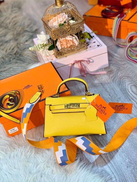 Túi chữ H da trơn