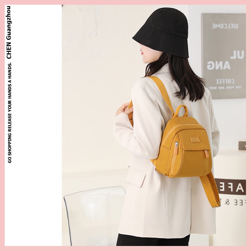 Balo nữ mini CHEN balo thời trang nữ đi học đi chơi chất vải oxford mềm cao cấp BL27