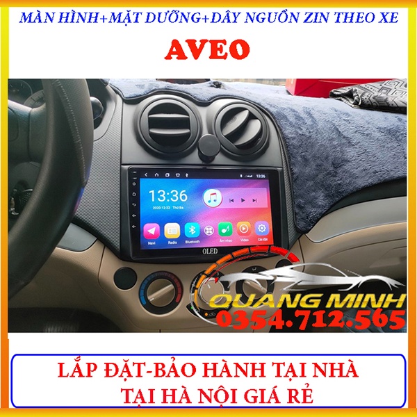 Bộ màn hình OLED C2 NEW  cho xe CHEVROLET AVEO, Android 10. lắp sim 4g, ram 2g rom 32g - phụ tùng xe hơi