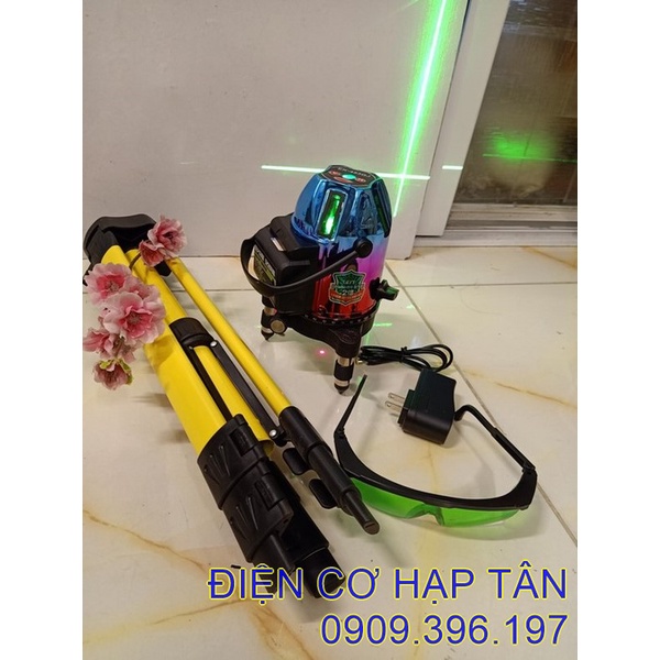 MÁY CÂN NƯỚC LASER  5 TIA  XANH- CHÍNH HÃNG FUKUDA