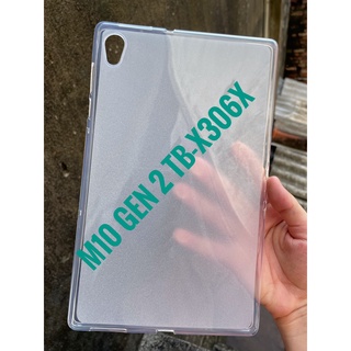 Ốp lưng silicon cho Lenovo Tab M10 Gen 2 TB-X306X dẻo trong mờ chống bám vân tay