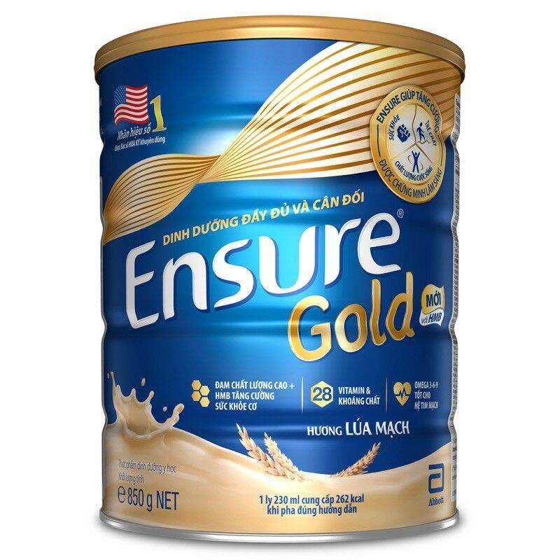 Sữa bột Ensure Gold Vani lon 850g