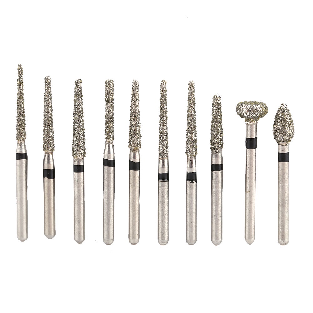 [Hàng mới về] Set 10 mũi khoan mài đánh bóng vật liệu sứ / gốm sứ tốc độ cao