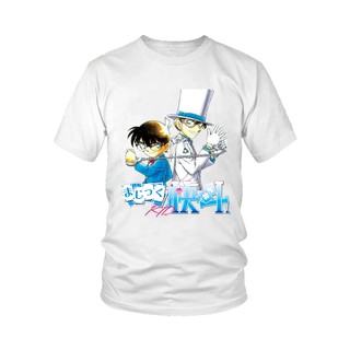Áo thun in hình Siêu Trộm Kaitou Kid đối đầu Conan Mẫu 3 (Đủ Màu)
