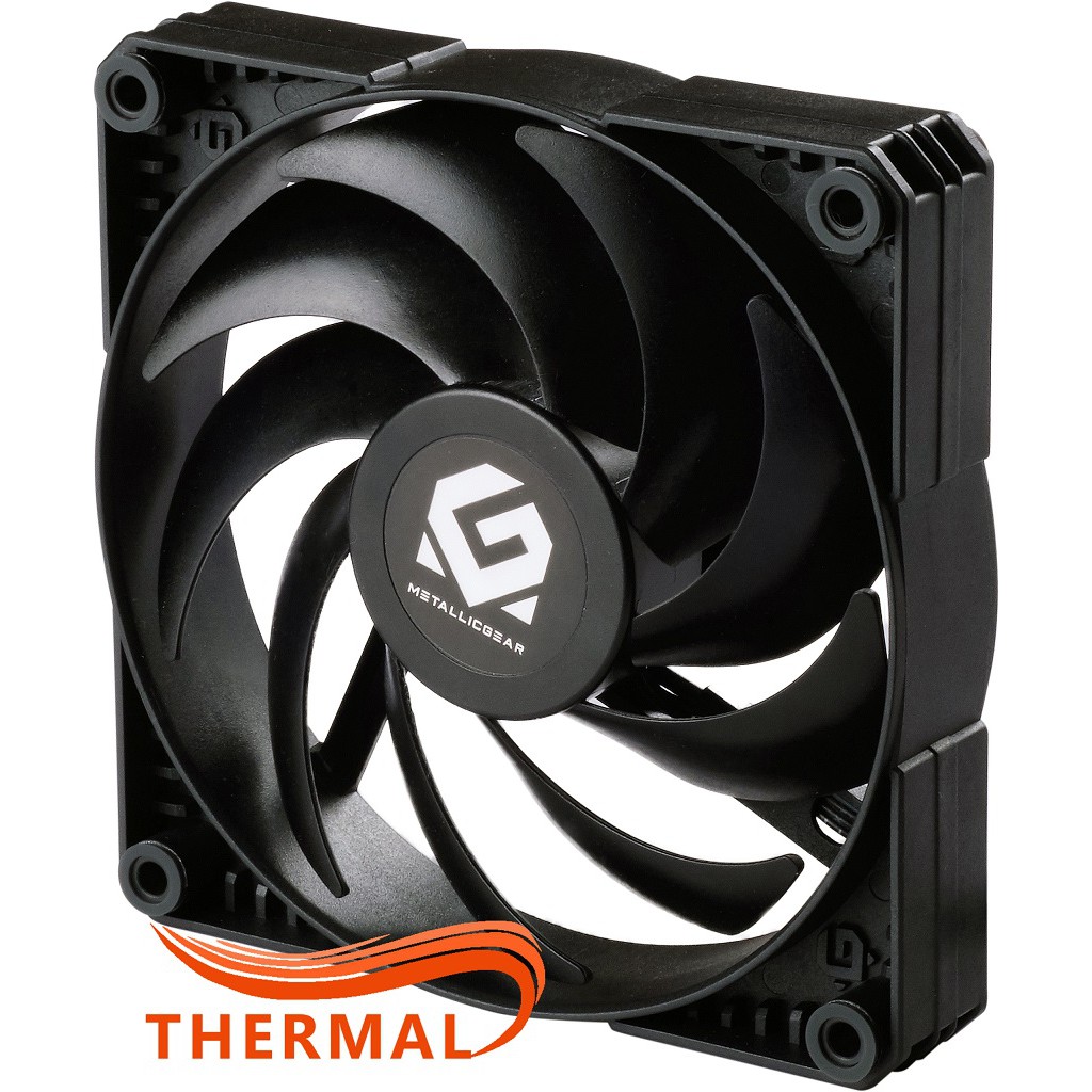 Quạt fan case 12cm MetallicGear Skiron 120mm Fan - Sức gió tốt, Quạt quay êm 1500 vòng hỗ trợ điều tốc, Thiết kế cao cấp