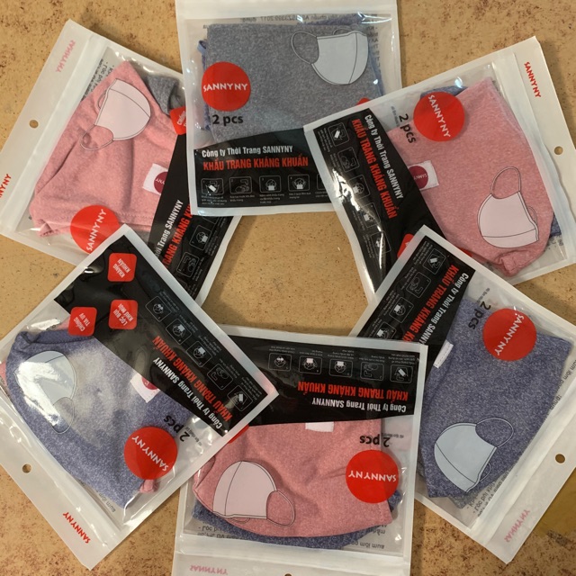 SET 2 Khẩu Trang Vải Nhật Kháng Khuẩn - Lọc Bục - Chống Tia UV 2 Lớp SANNYNY | BigBuy360 - bigbuy360.vn