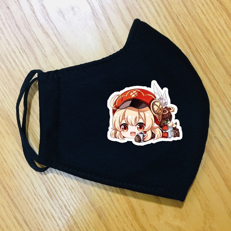 khẩu trang Klee genshin impact / khẩu trang anime Game genshin impact