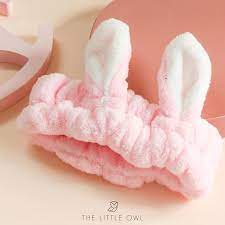 Băng đô rửa mặt, trang điểm hình tai thỏ dễ thương Store4girls