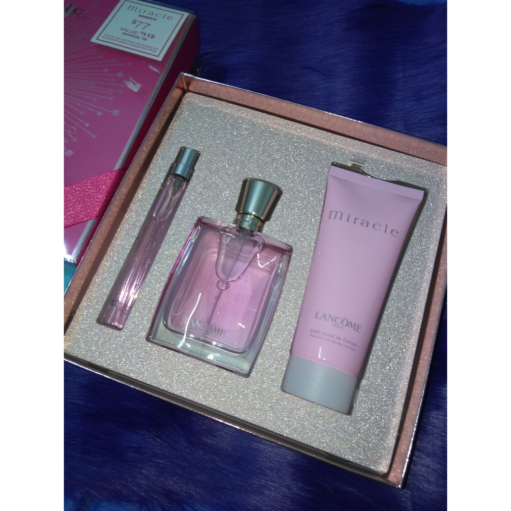 Set nước hoa Lancome Miracle 3 món