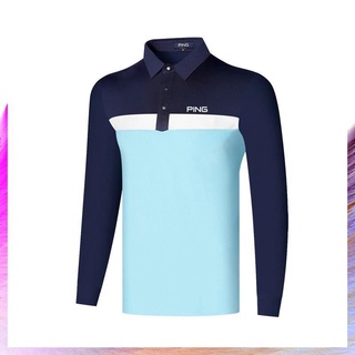 Áo golf ping - áo golf thể thao nam dài tay - co dãn 4 chiều mẫu mới nhất