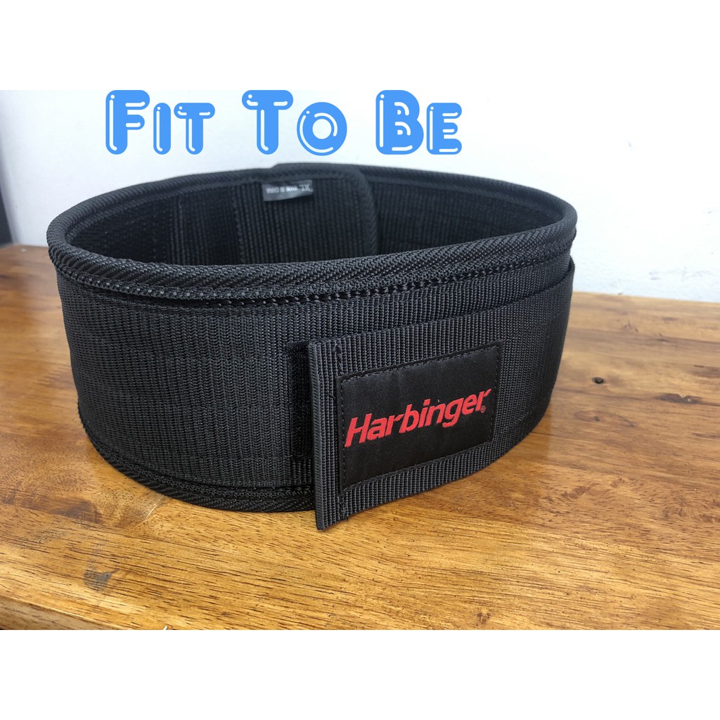 Đai Lưng Tập Gym Harbinger Nylon Belt 4 Inch - Loại Mềm