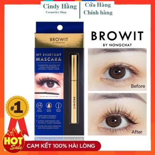 Mascara browit nongchat thái làm dày dài mi chuyên dụng  chính hãng - ảnh sản phẩm 1