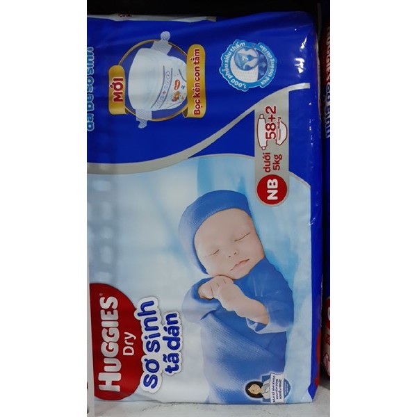 Bỉm Huggies dán NB58