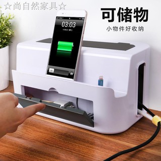 Hộp đựng ổ cắm điện để bàn có dây