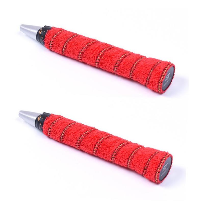 Set 2 Khăn Cotton Thấm Hút Mồ Hôi Cho Vợt Cầu Lông / Tennis