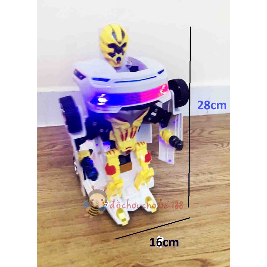 Xe cảnh sát biến hình robot transformers Bumblebee