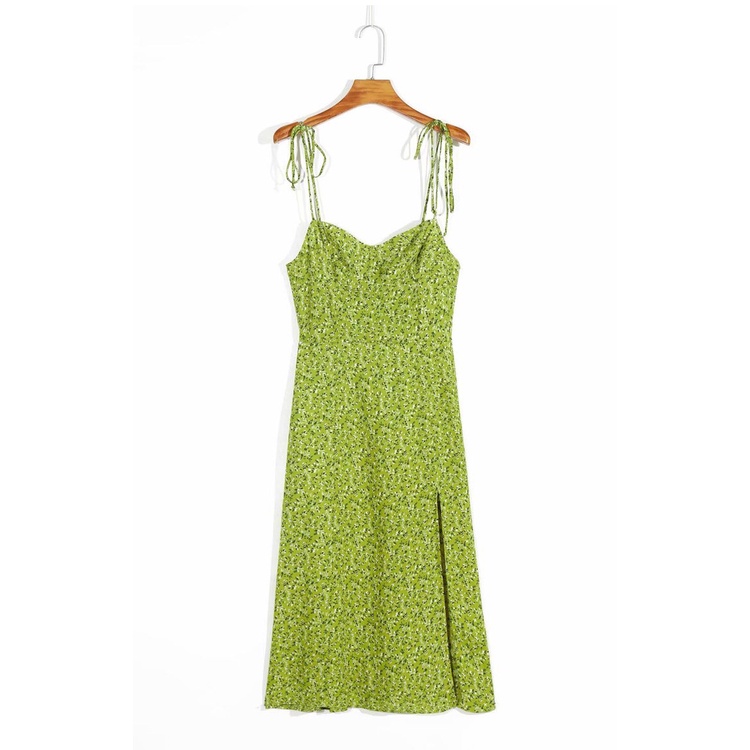 Váy 2 dây zara xanh xuất dư