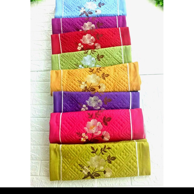 Combo 2 vỏ gối satin trần bông