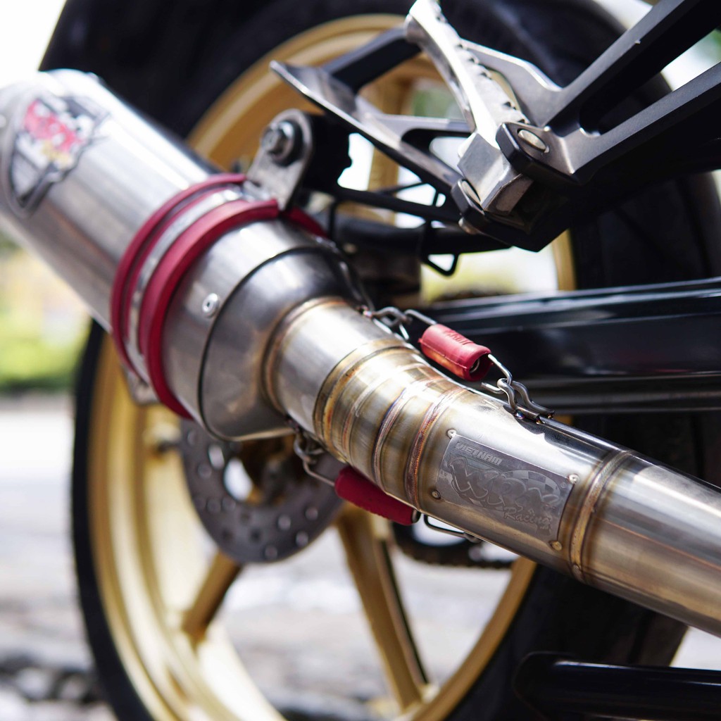 Pô WRX Oval K2 màu inox