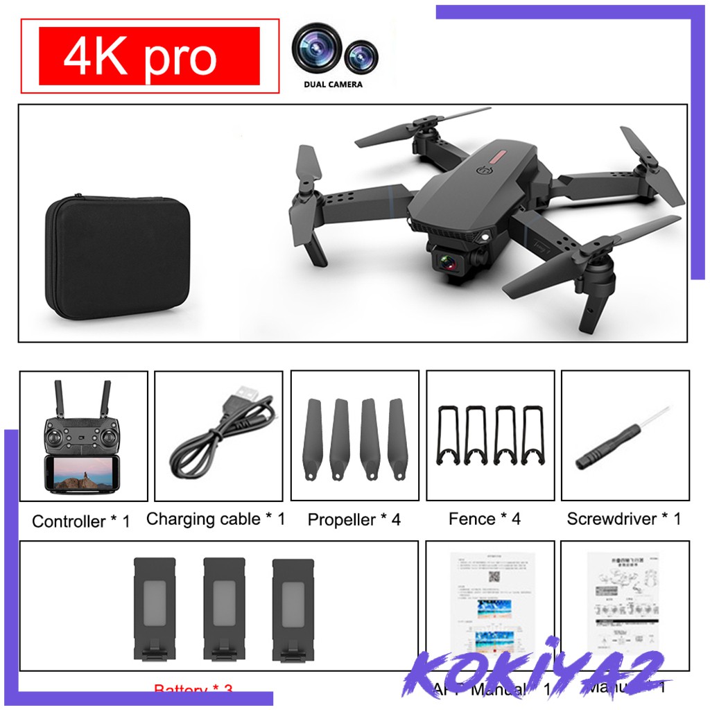 Drone E88 Pro Với Camera Hd Camera Hd 720p