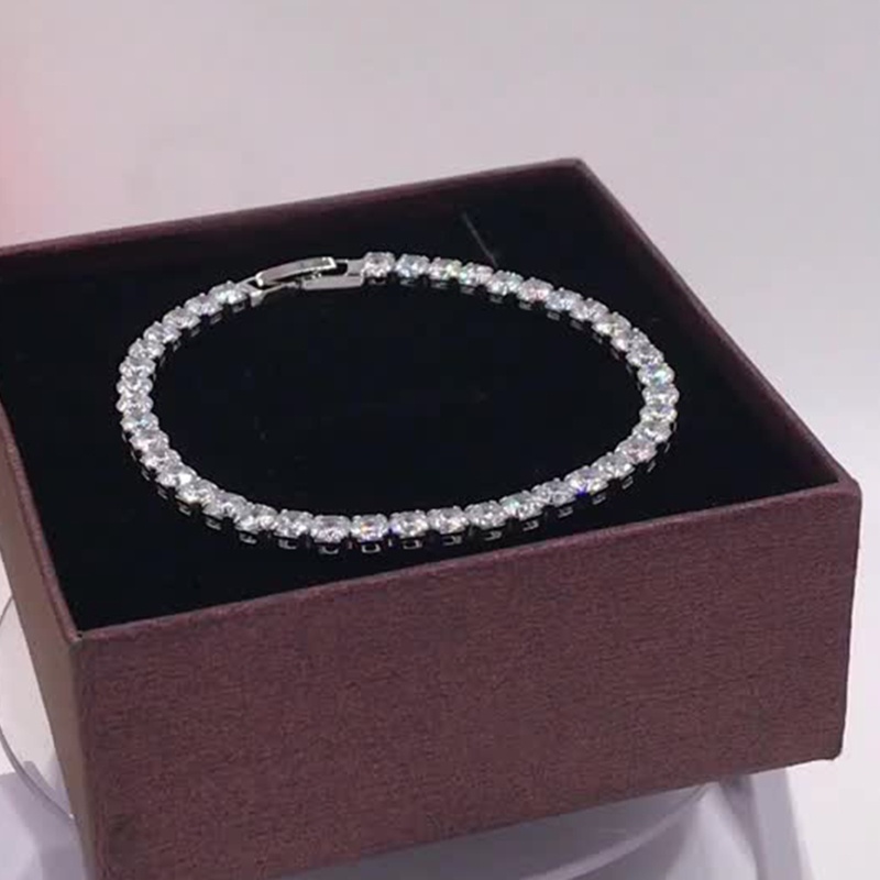 Vòng Đeo Tay Xếp Chồng Lên Nhau Đính Đá Zirconia flgo