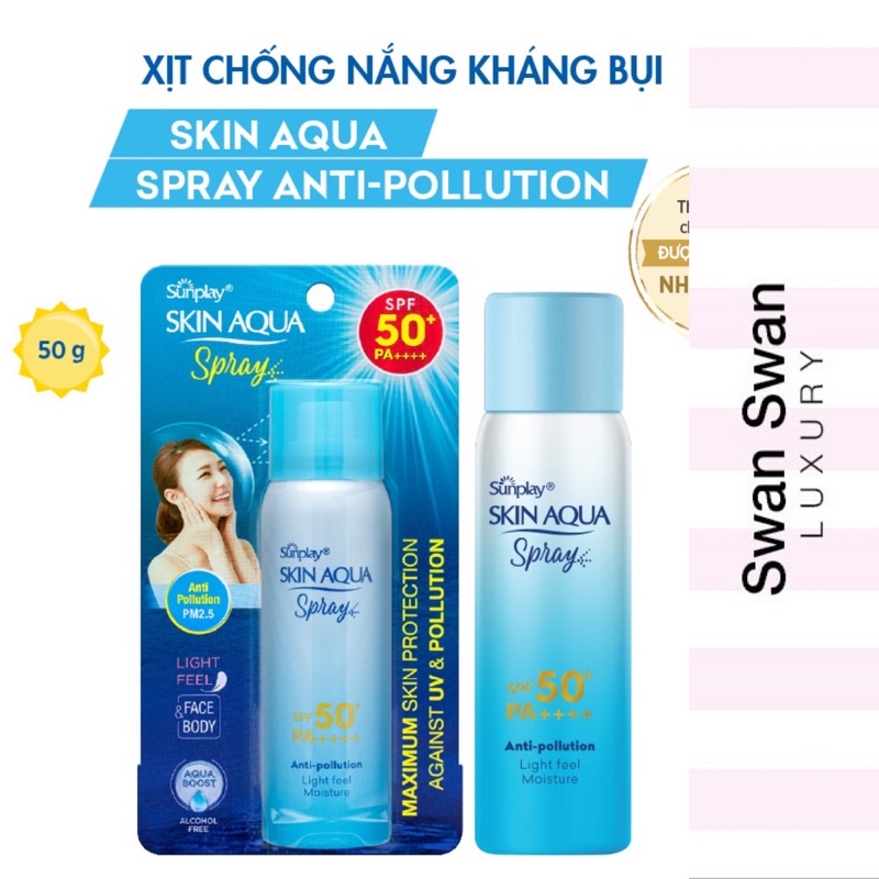 Xịt Chống Nắng Sunplay Kháng Khuẩn 50g