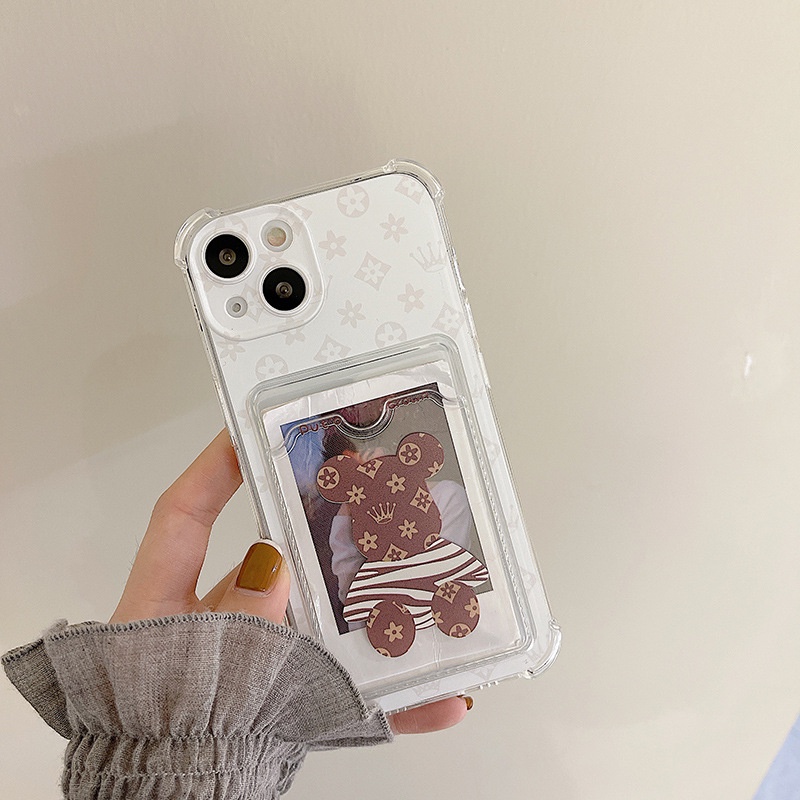 Ốp Điện Thoại In Gấu Teddy Hoạt Hình Cho Iphone 678plus / 14promax / 13pro 11 / 12 xsmax / xr