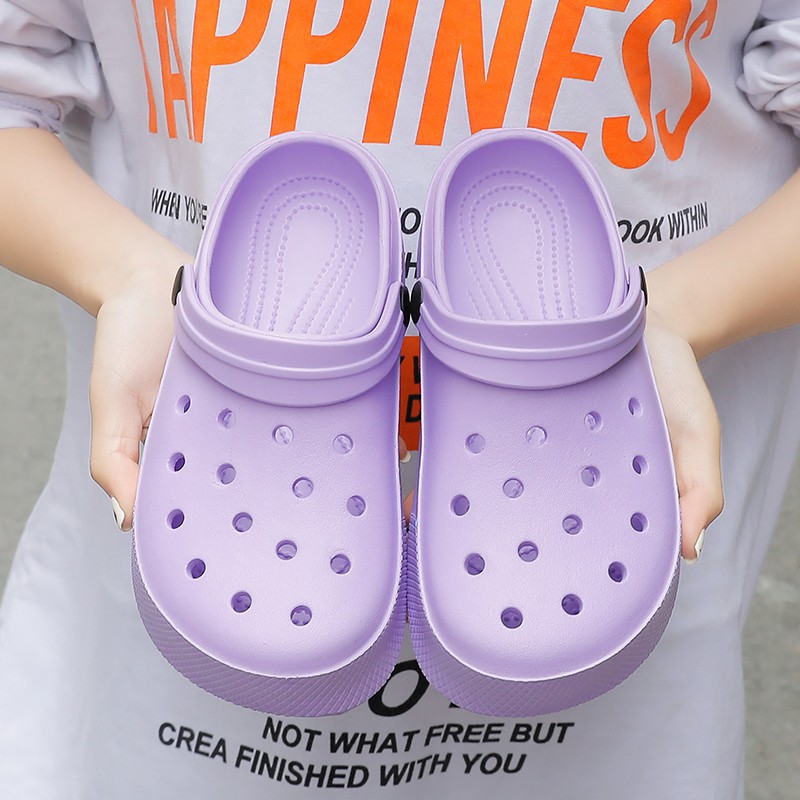 Giày Crocs Siêu Nhẹ Thoáng Khí Chống Thấm Nước Thời Trang Cho Cặp Đôi