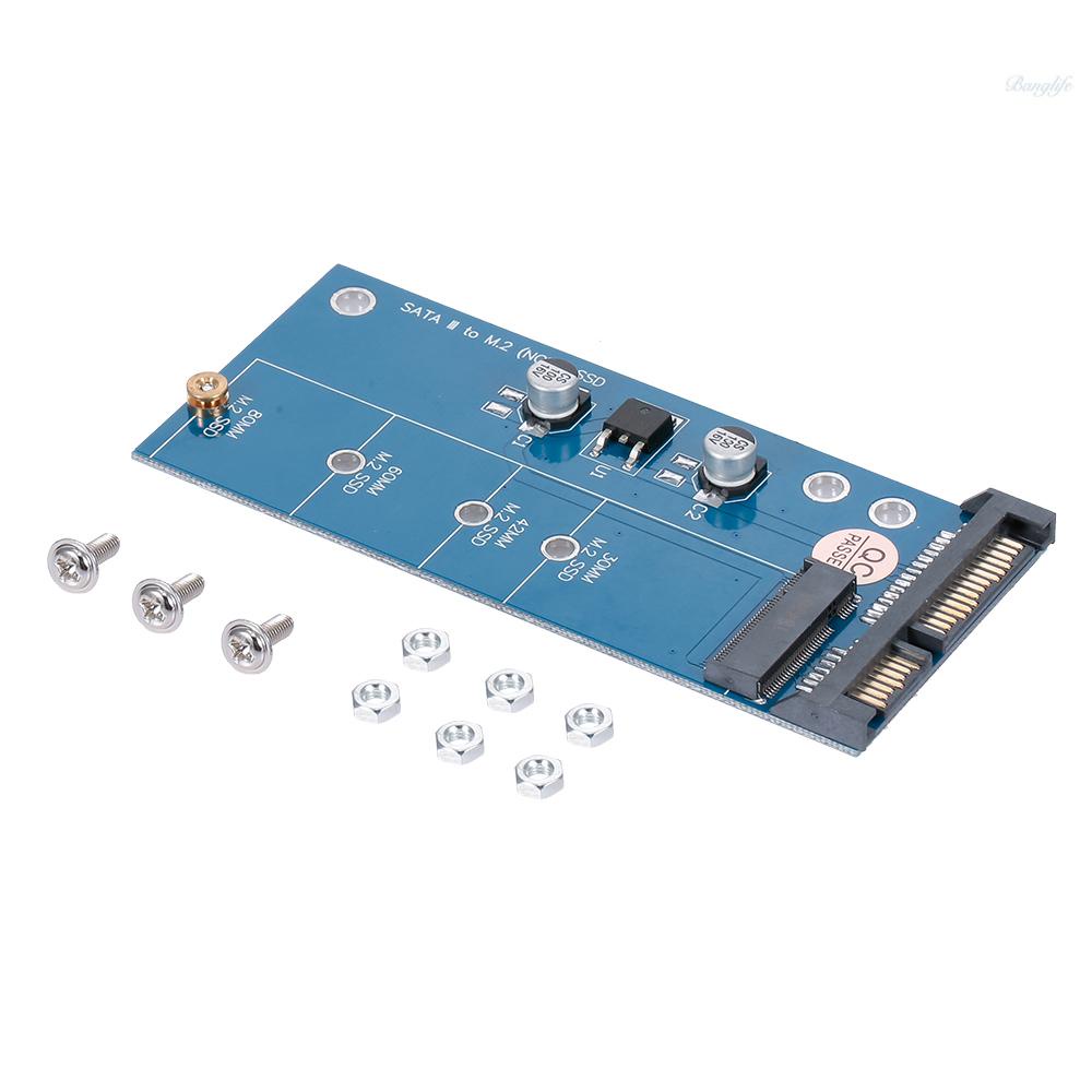 Thẻ Chuyển Đổi Ngff M.2 Ssd Sang Sata 3.0 Cho Ổ Cứng Ssd 30 / 42 / 60 / 80mm M.2 | BigBuy360 - bigbuy360.vn