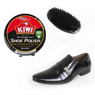 Combo bàn chảy+xi đánh giầy Kiwi (45ml/36g)