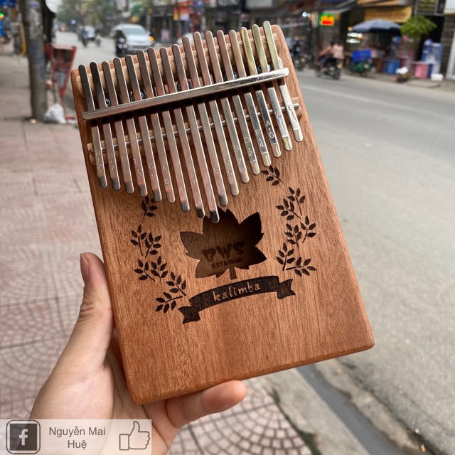 Đàn kalimba BWS 17 phím ( tặng đủ phụ kiện - bao test )