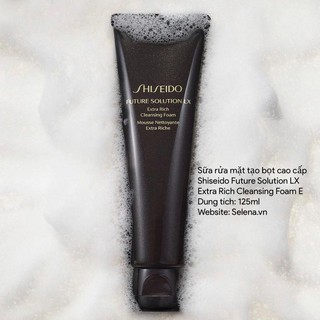 Sữa rửa mặt Shiseido Future Solution LX Extra Rich Cleansing Foam
