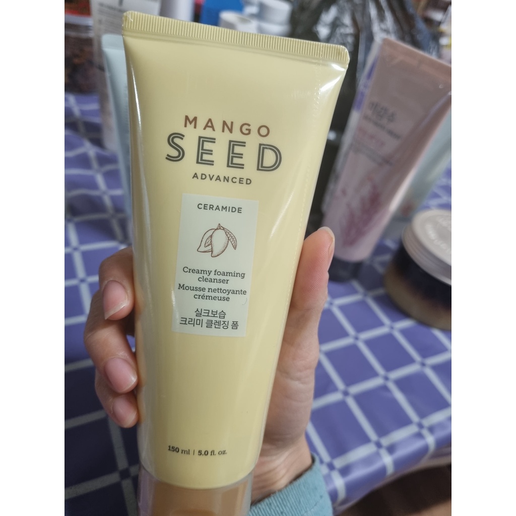 SỮA RỬA MẶT CẤP ẨM LÀM SẠCH SÂU MANGO SEED CREAMY FOAMING CLEANSER 150ML CHÍNH HÃNG - 11054