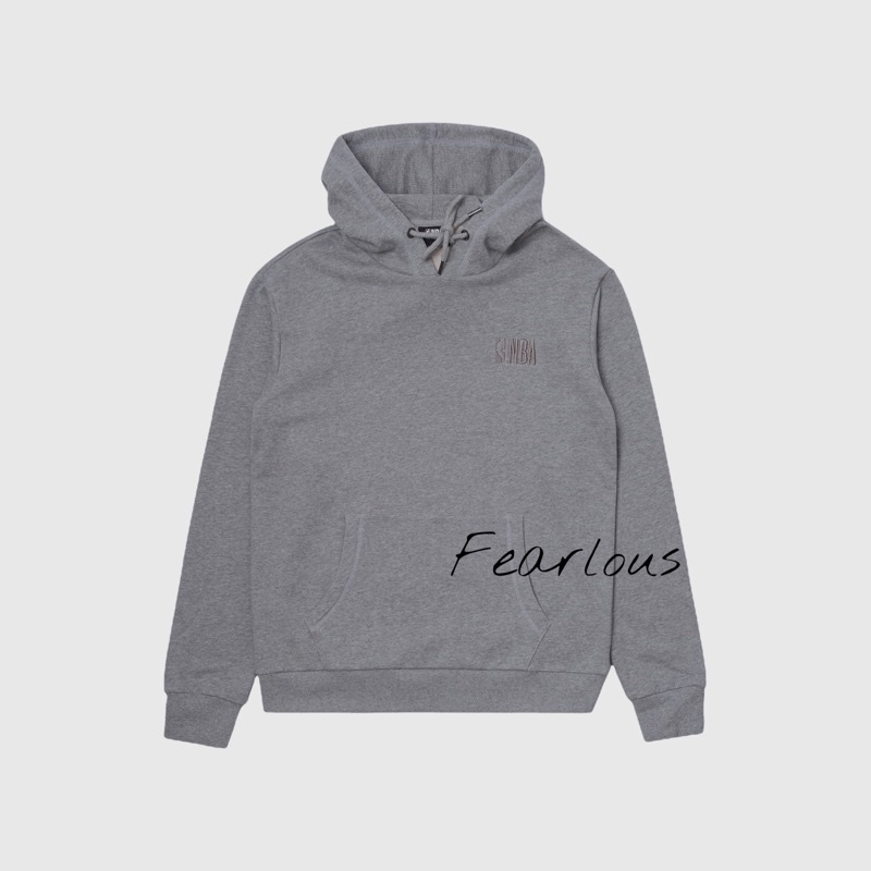 CHÍNH HÃNG | ÁO HOODIE NBA EMBROIDER MINI LOGO GREY | FEARLOUS.VN