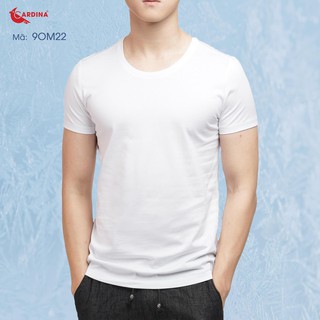 Combo 2 áo cộc tay body nam 100% cotton 𝐂𝐀𝐑𝐃𝐈𝐍𝐀 co giãn 4 chiều