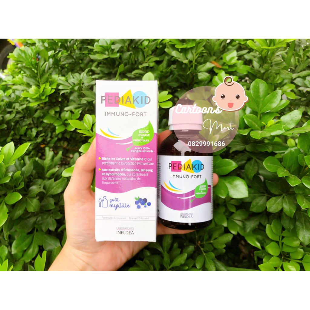 Siro Pediakid Nội Địa Pháp Đủ Loại Cho Bé, Cung cấp Các Vitamin Và Các Chất Cần Thiết Cho Bé Từ 6 Tháng